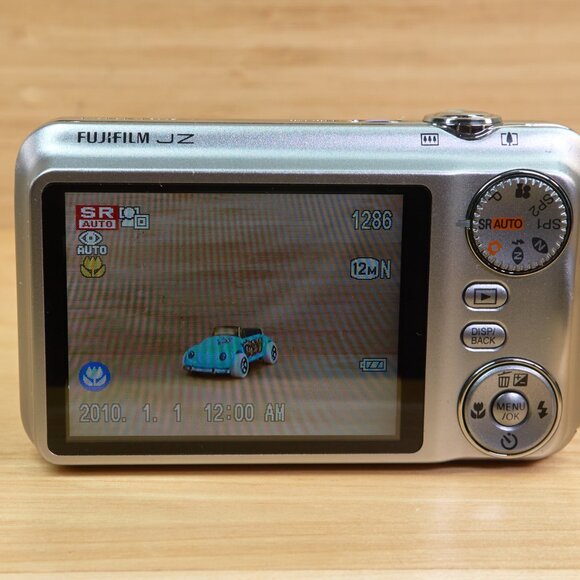 Fujifilm FinePix JZ300 12MP Digital Compact Camera | Tested & Working | Silver - Picture 6 of 9